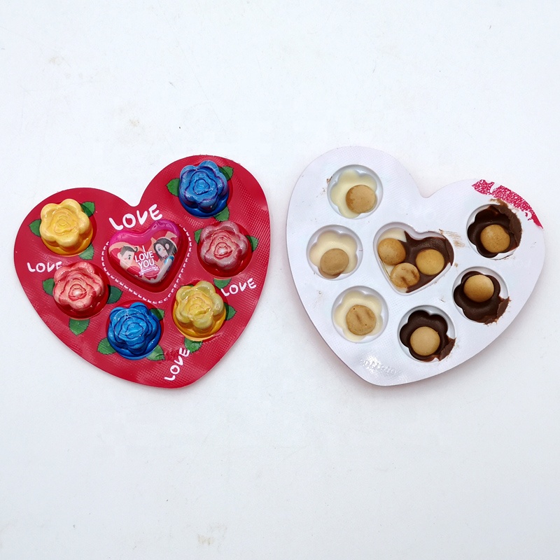 heart shape choc